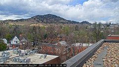 view from Boulder Mt Sanitas NW daily time lapse on 2026-04-09