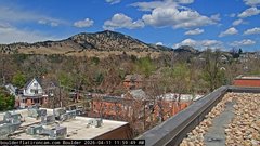 view from Boulder Mt Sanitas NW daily time lapse on 2026-04-11