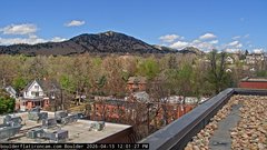 view from Boulder Mt Sanitas NW daily time lapse on 2026-04-13