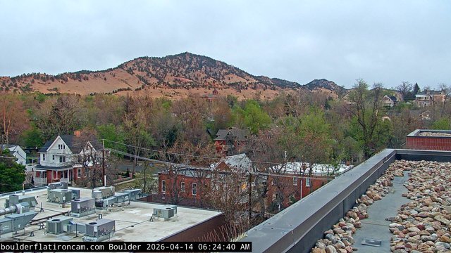 time-lapse frame, Boulder Mt Sanitas NW daily time lapse webcam