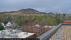 view from Boulder Mt Sanitas NW daily time lapse on 2026-04-14