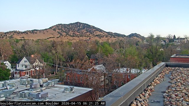 time-lapse frame, Boulder Mt Sanitas NW daily time lapse webcam