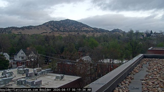 time-lapse frame, Boulder Mt Sanitas NW daily time lapse webcam