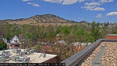 view from Boulder Mt Sanitas NW daily time lapse on 2026-04-21