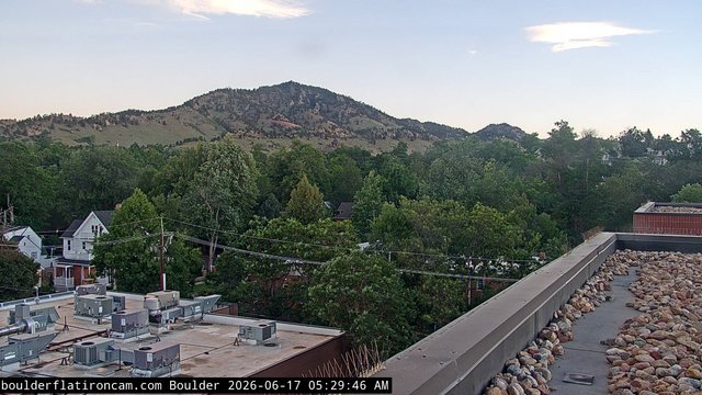 time-lapse frame, Boulder Mt Sanitas NW daily time lapse webcam