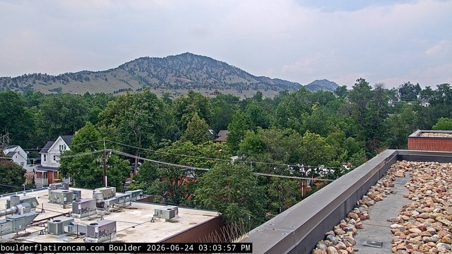 time-lapse frame, Boulder Mt Sanitas NW daily time lapse webcam