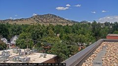 view from Boulder Mt Sanitas NW daily time lapse on 2026-07-08