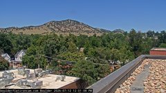 view from Boulder Mt Sanitas NW daily time lapse on 2026-07-12