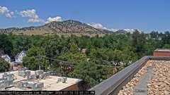 view from Boulder Mt Sanitas NW daily time lapse on 2026-07-13