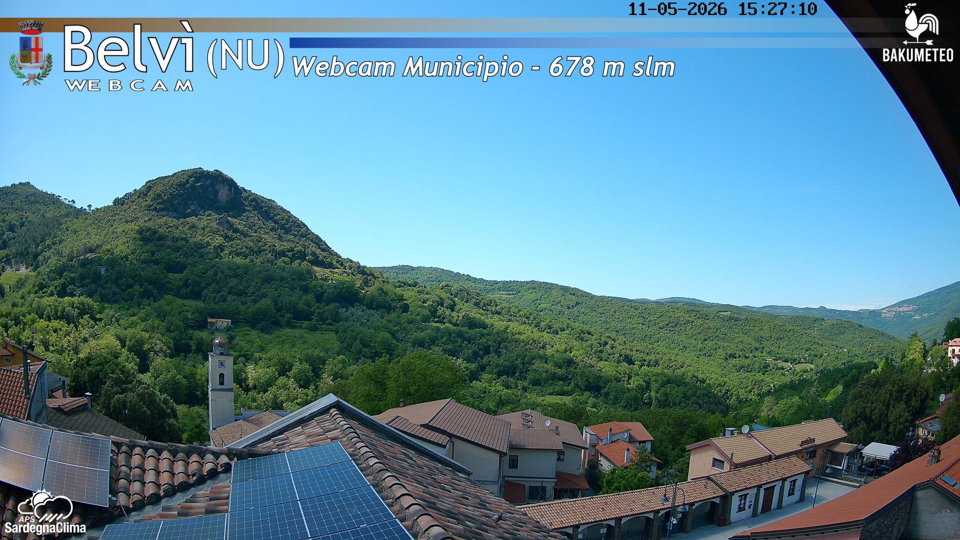 time-lapse frame, Belvi Municipio webcam