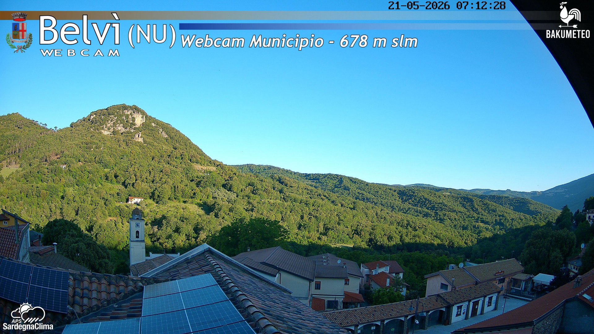 time-lapse frame, Belvi Municipio webcam