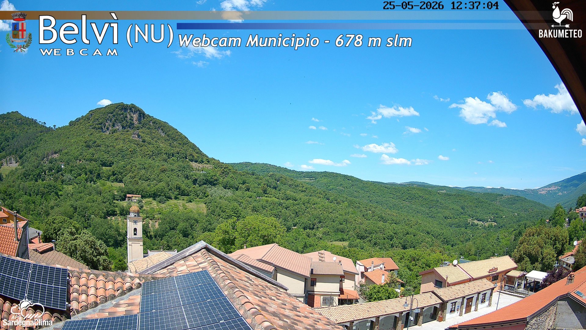 time-lapse frame, Belvi Municipio webcam
