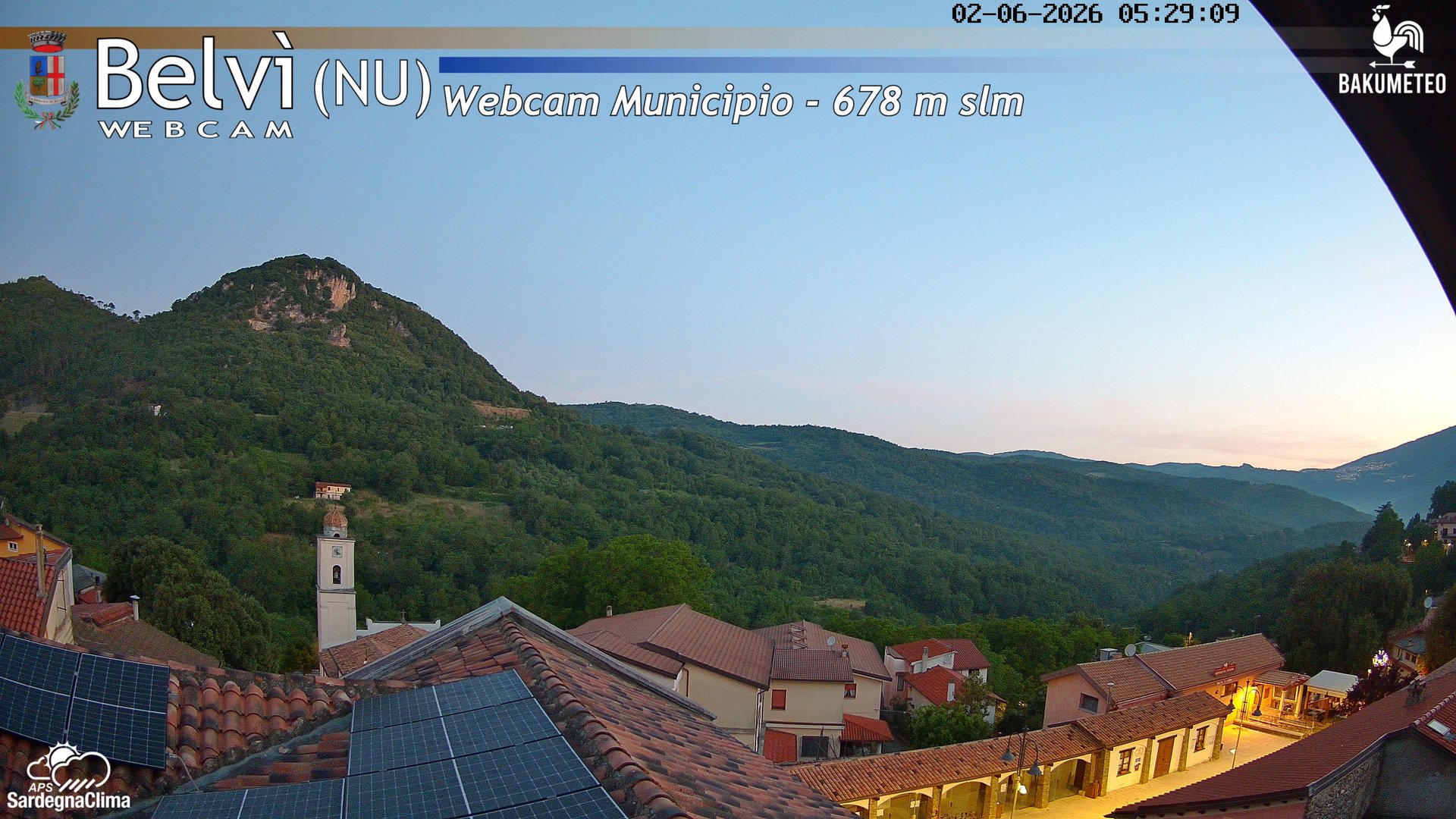 time-lapse frame, Belvi Municipio webcam
