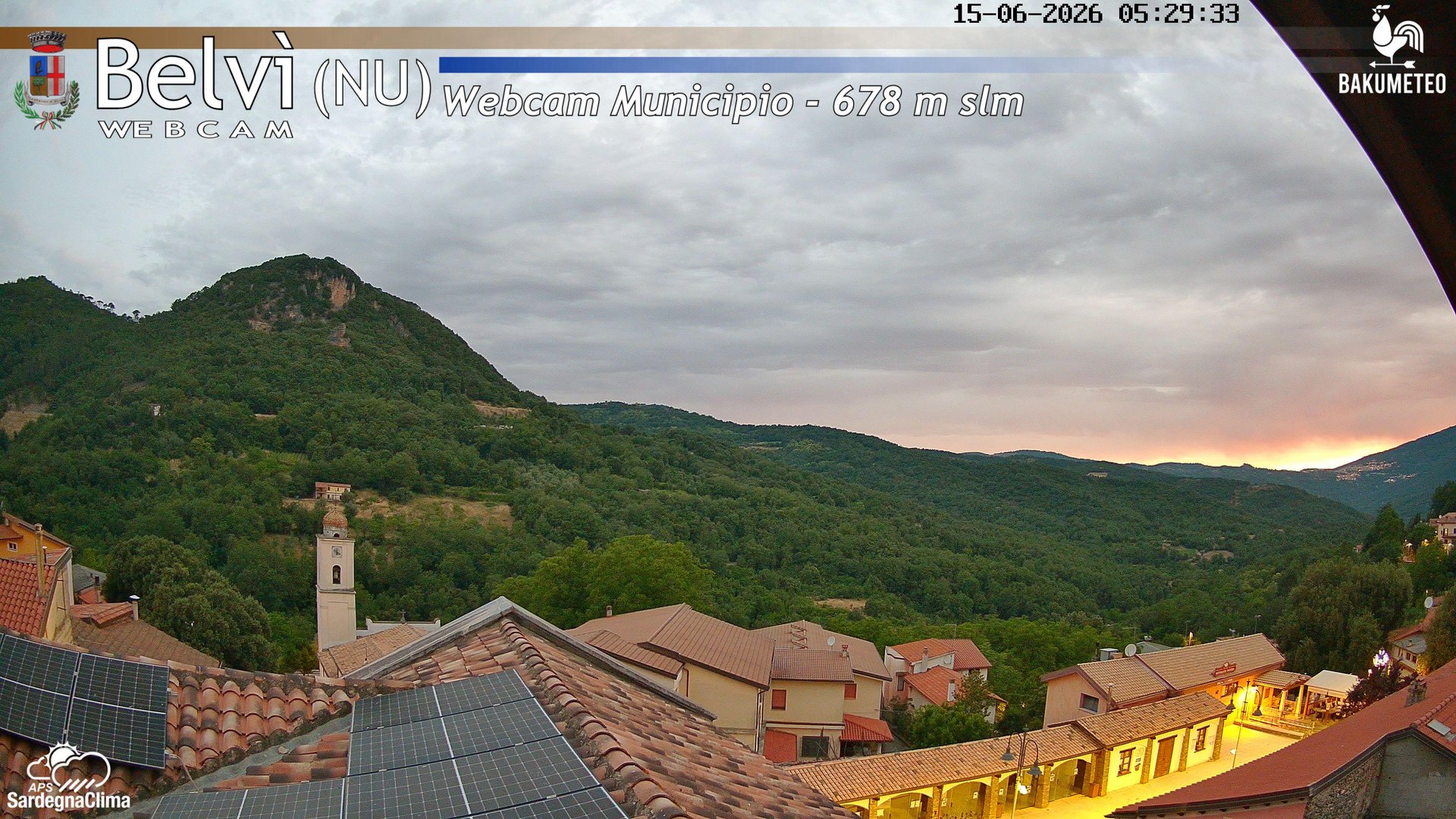 time-lapse frame, Belvi Municipio webcam