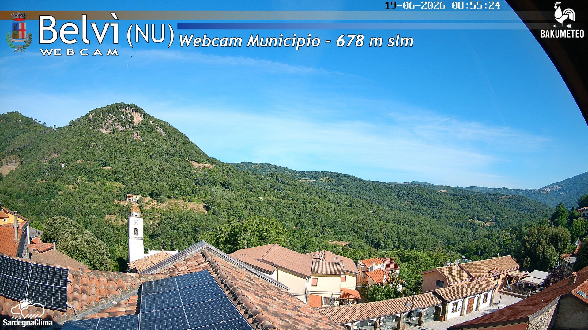 time-lapse frame, Belvi Municipio webcam