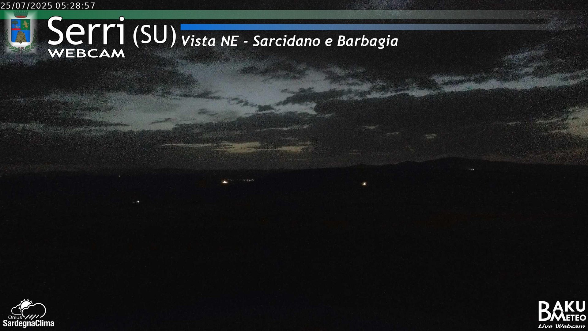 time-lapse frame, Serri Est webcam