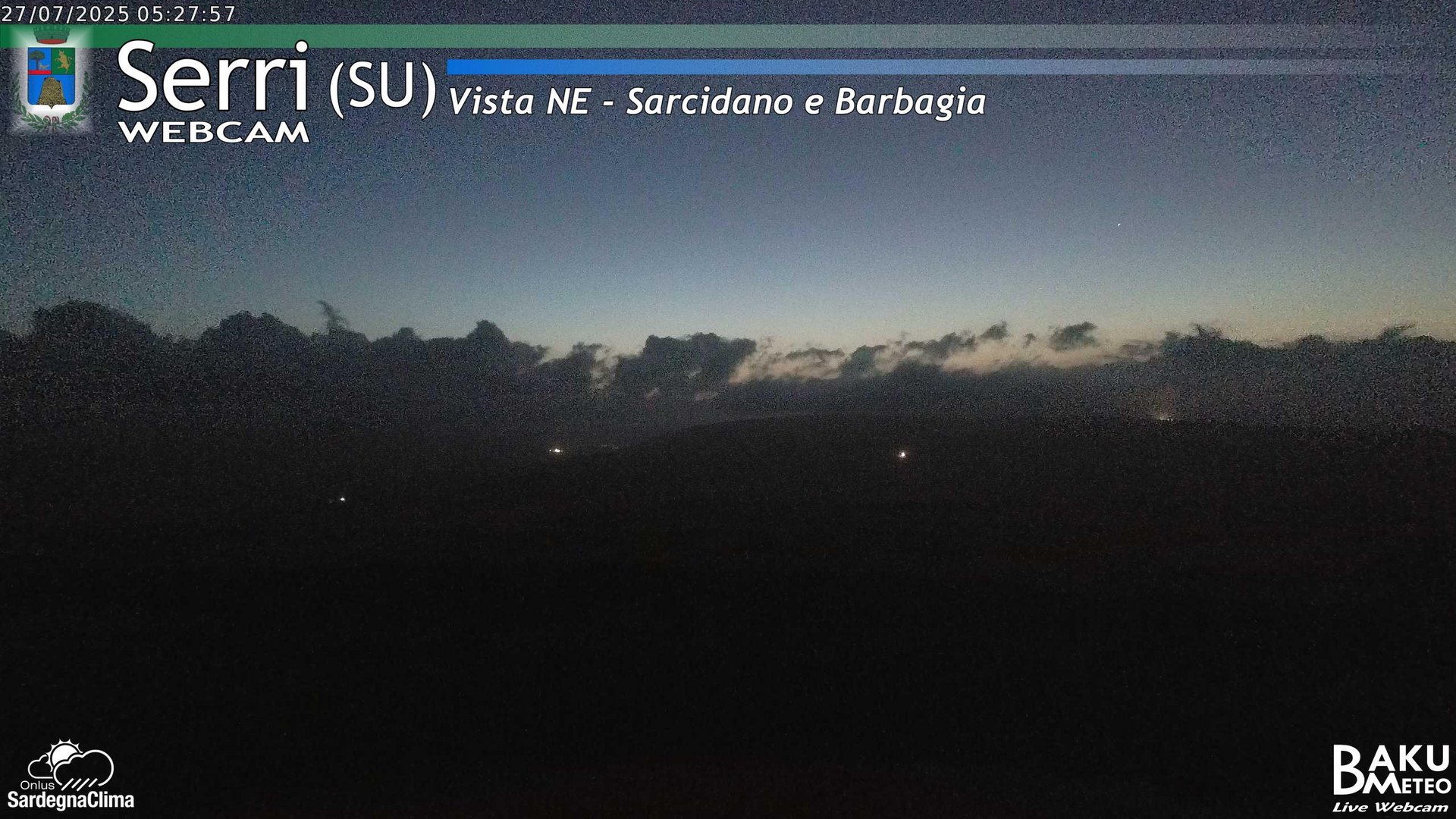 time-lapse frame, Serri Est webcam