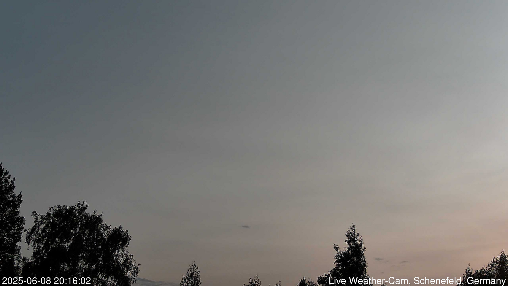 time-lapse frame, 2025-06-08 20:16-22:46 webcam