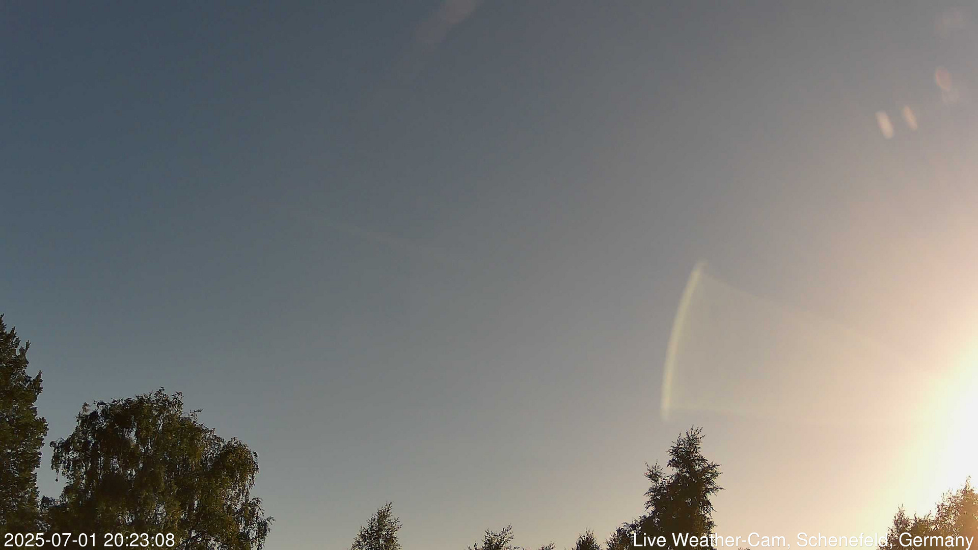 time-lapse frame, 2025-07-01 20:23-22:53 webcam