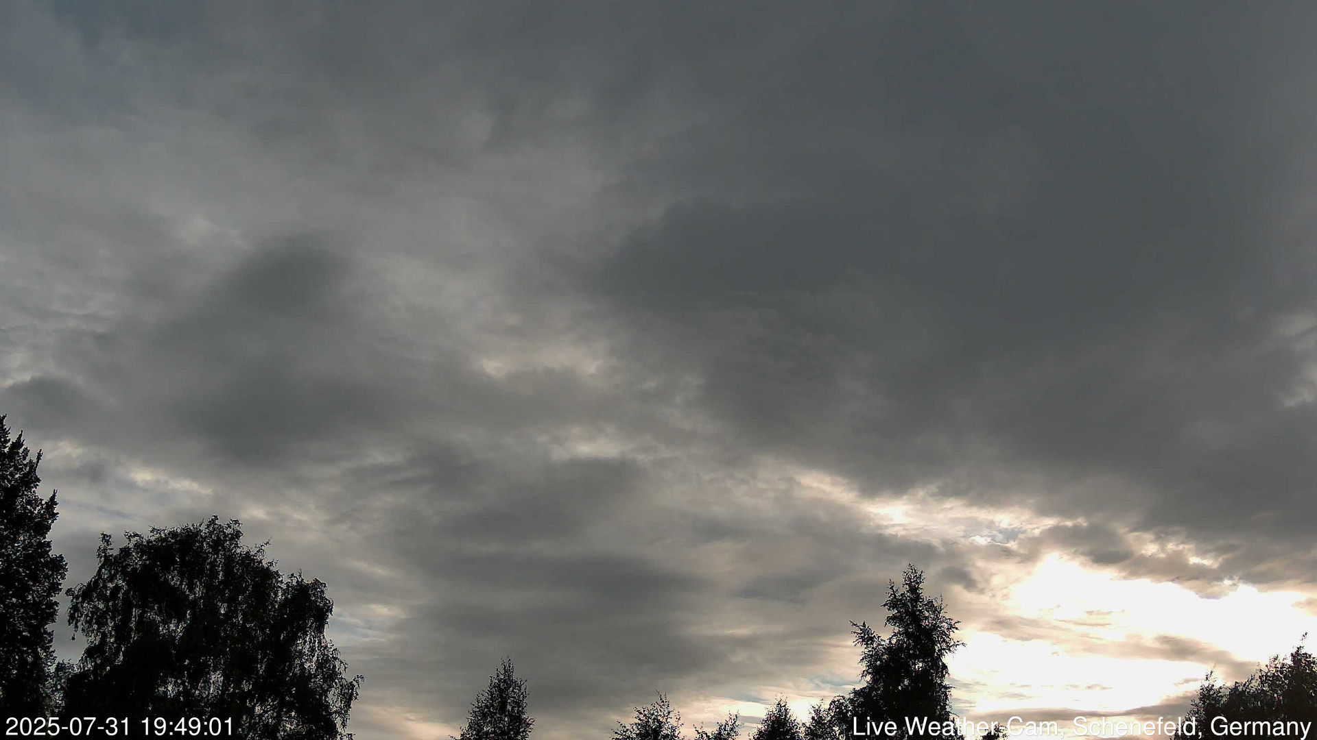 time-lapse frame, 2025-07-31 19:49-22:19 webcam