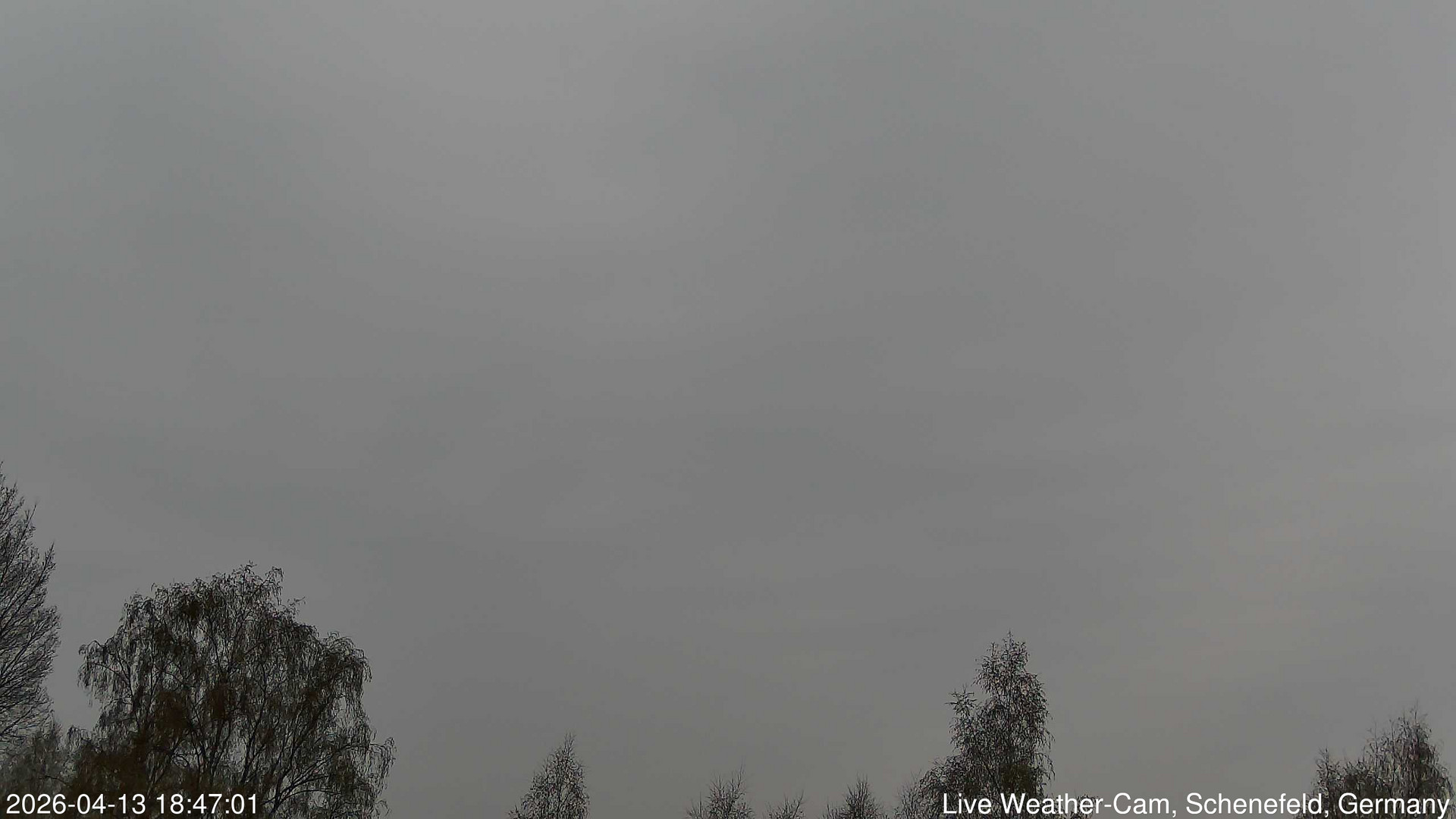 time-lapse frame, 2026-04-13 18:47-21:17 webcam