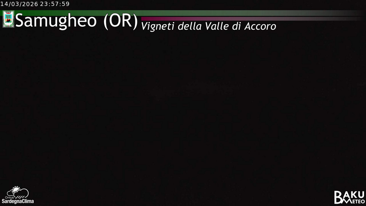 time-lapse frame, Samugheo webcam