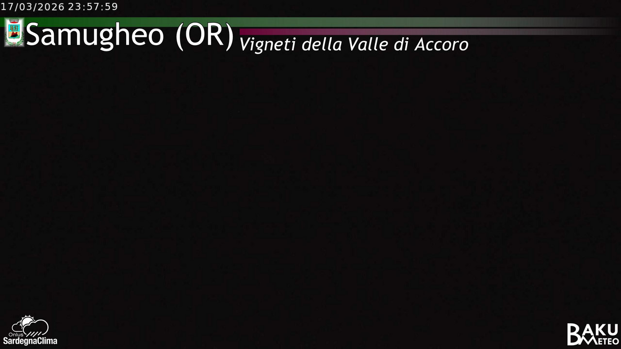 time-lapse frame, Samugheo webcam
