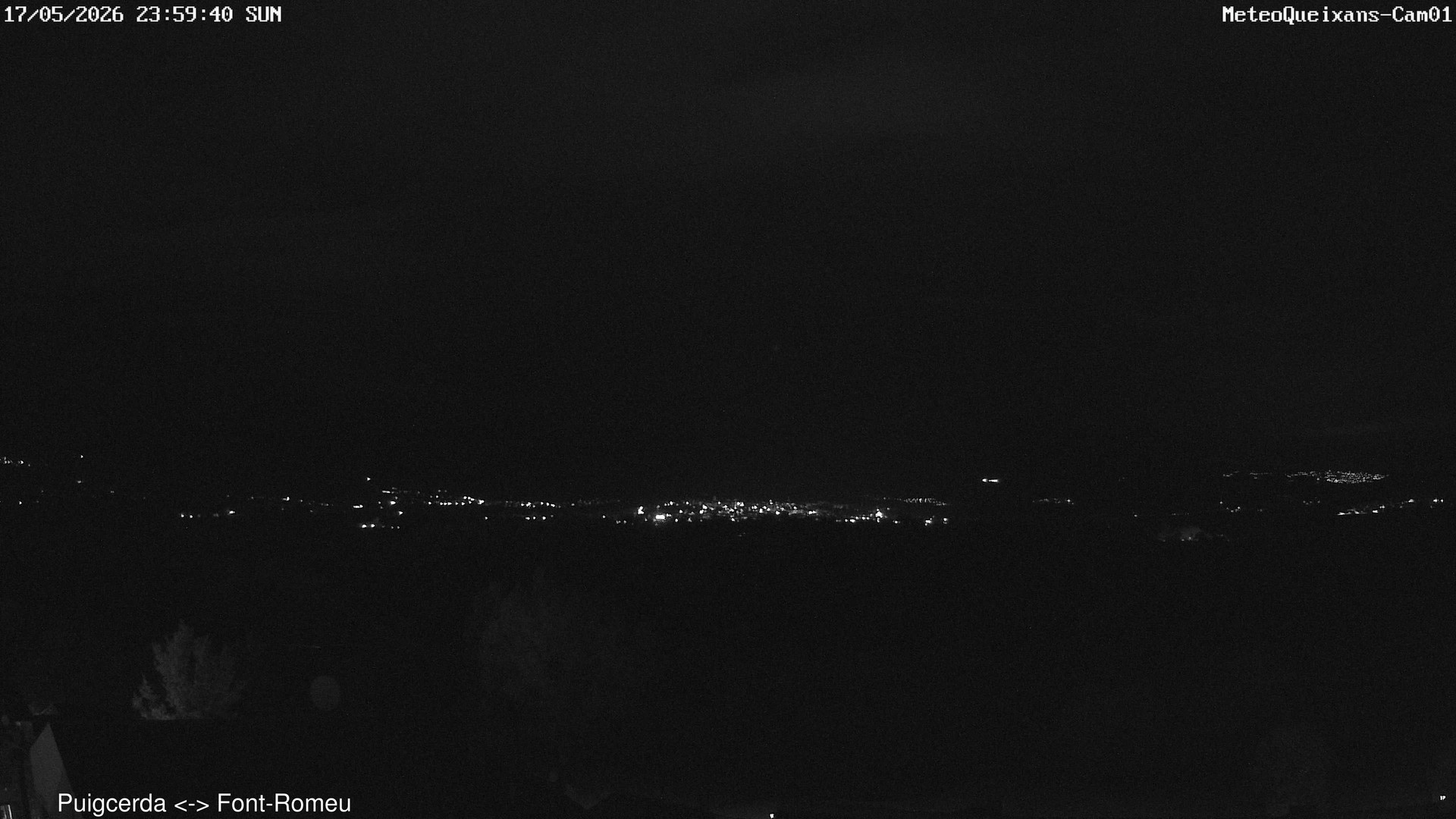 time-lapse frame, CAM01 - MeteoQueixans webcam