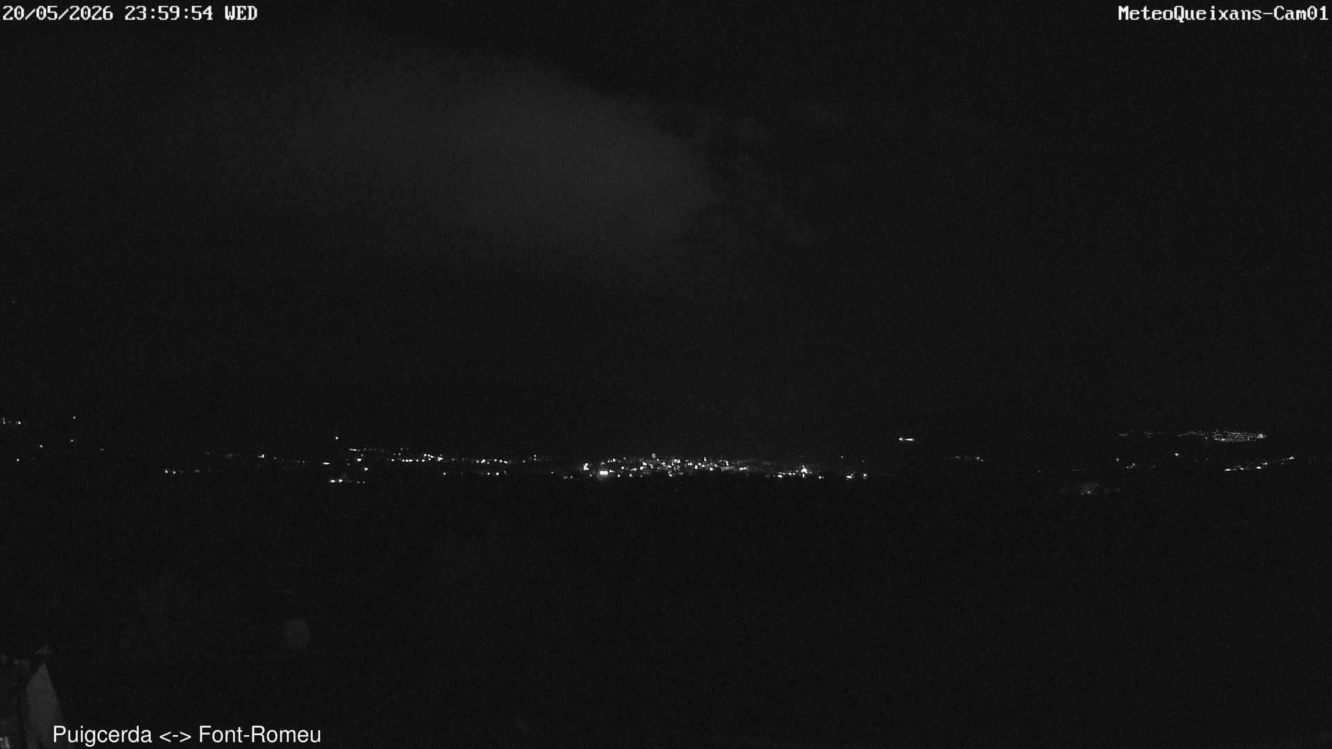 time-lapse frame, CAM01 - MeteoQueixans webcam
