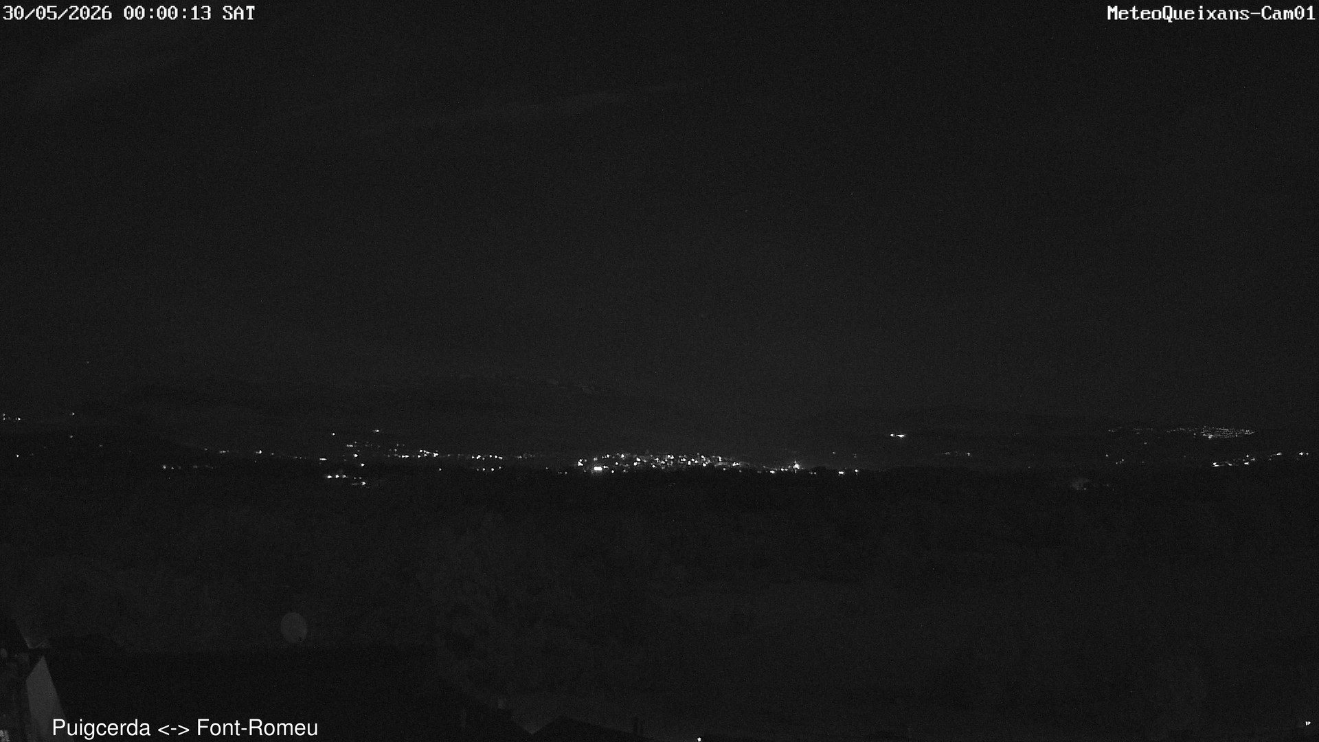 time-lapse frame, CAM01 - MeteoQueixans webcam