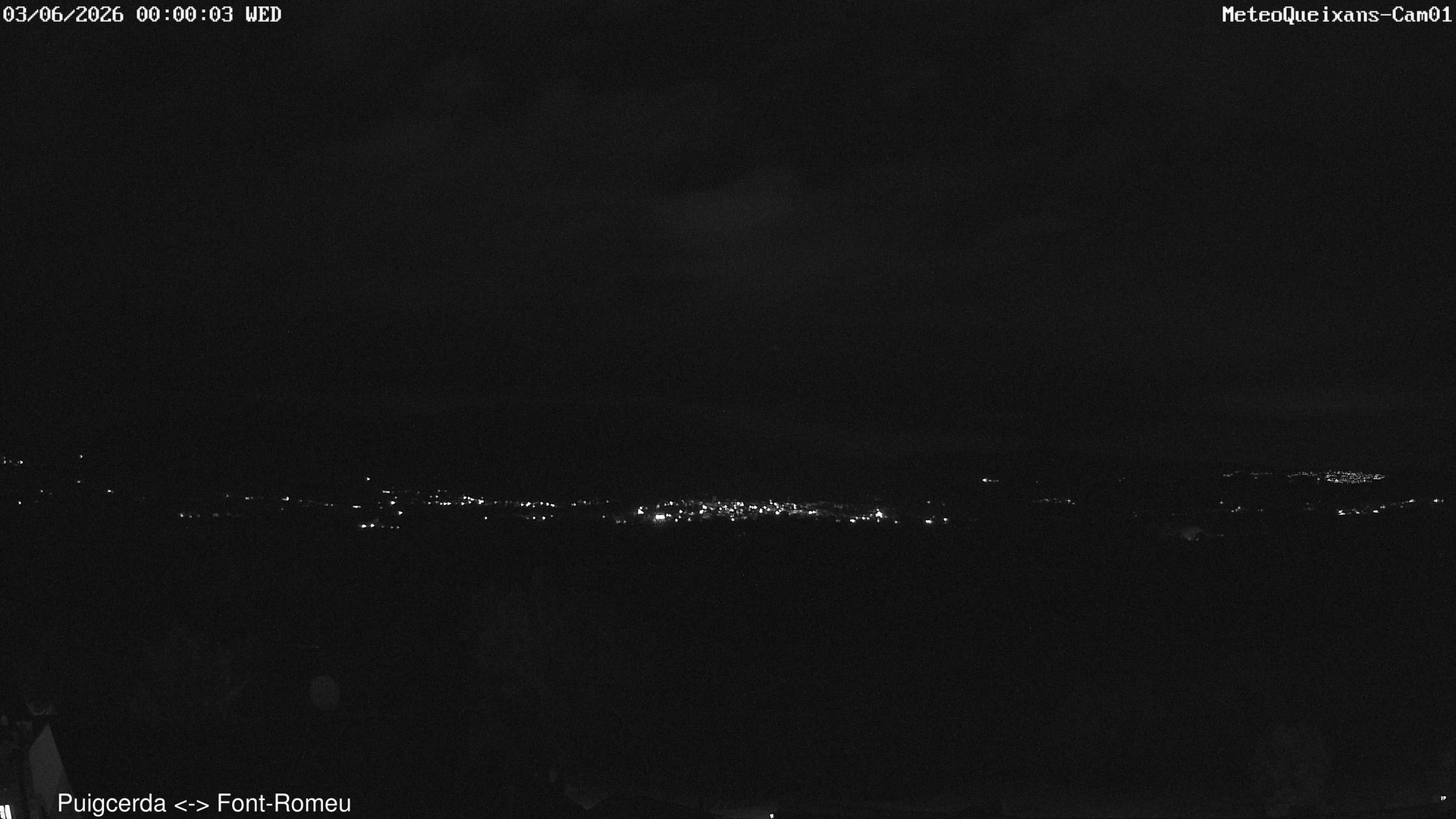 time-lapse frame, CAM01 - MeteoQueixans webcam