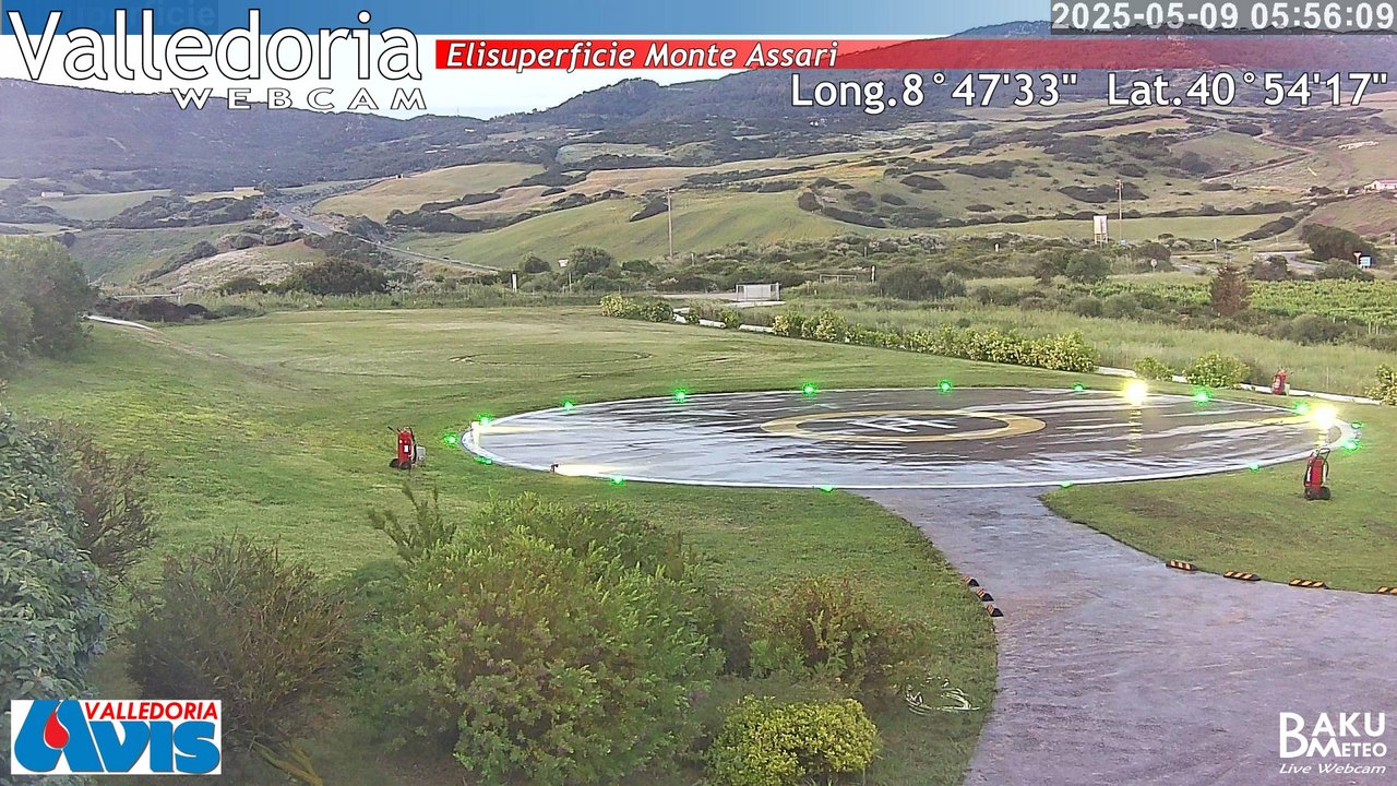 time-lapse frame, Valledoria webcam