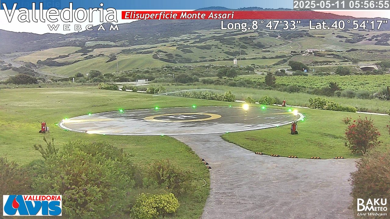 time-lapse frame, Valledoria webcam