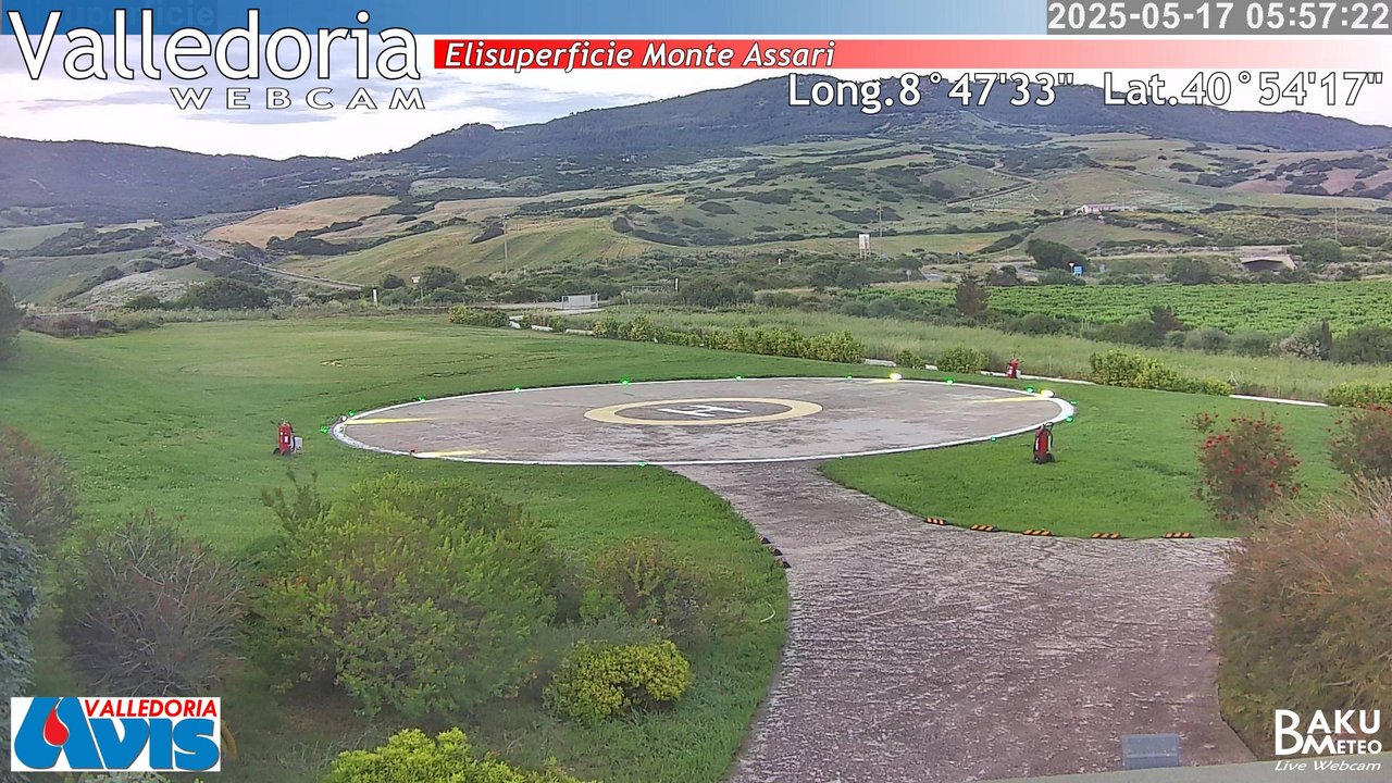 time-lapse frame, Valledoria webcam