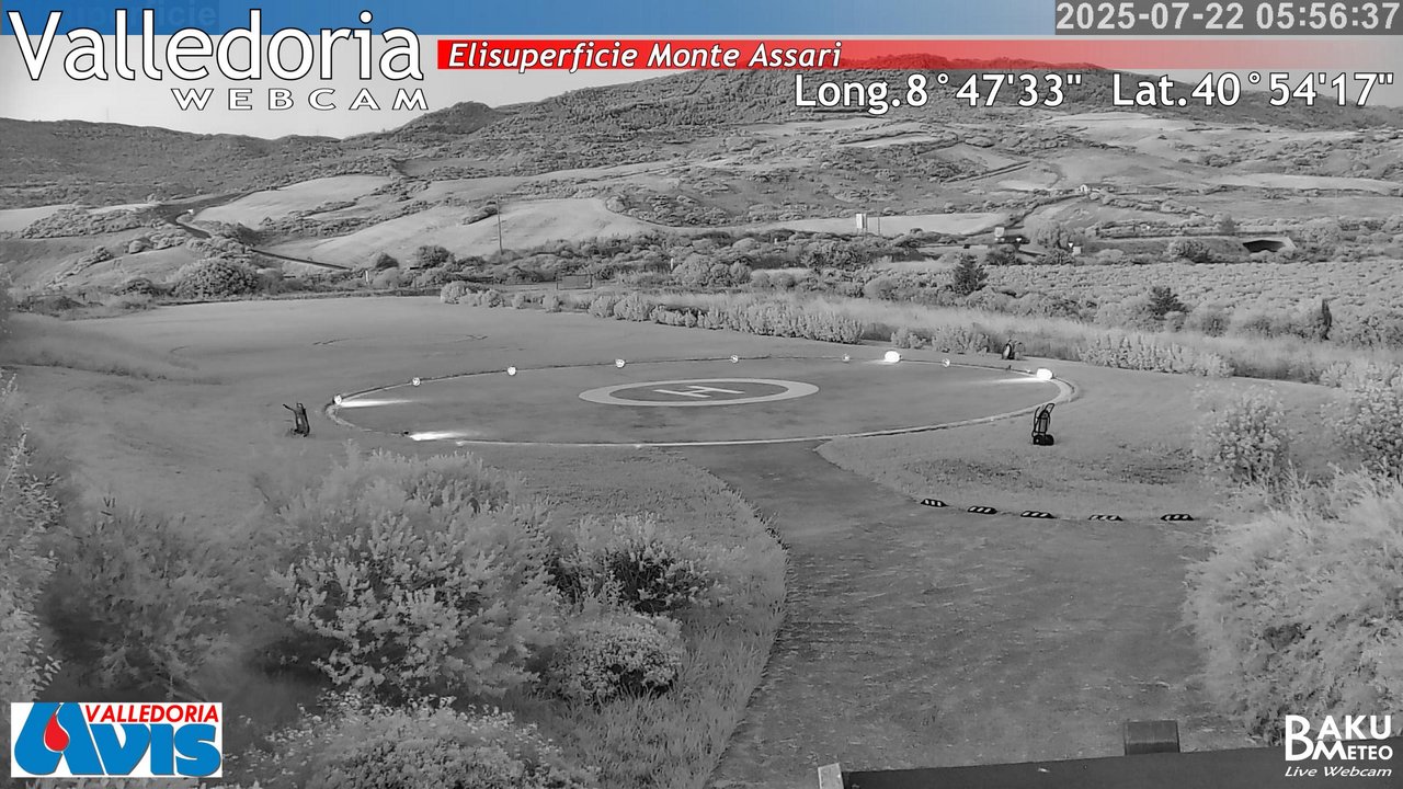 time-lapse frame, Valledoria webcam