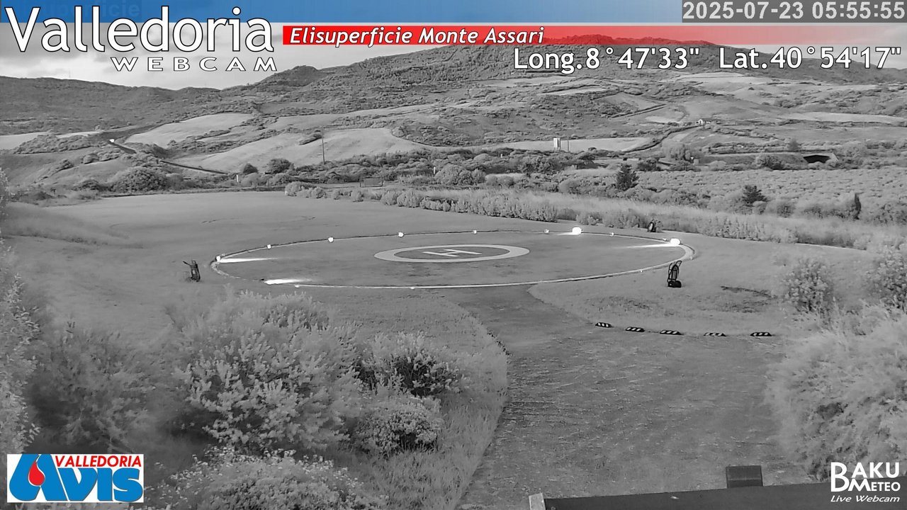 time-lapse frame, Valledoria webcam