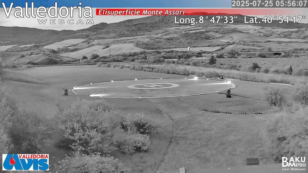 time-lapse frame, Valledoria webcam