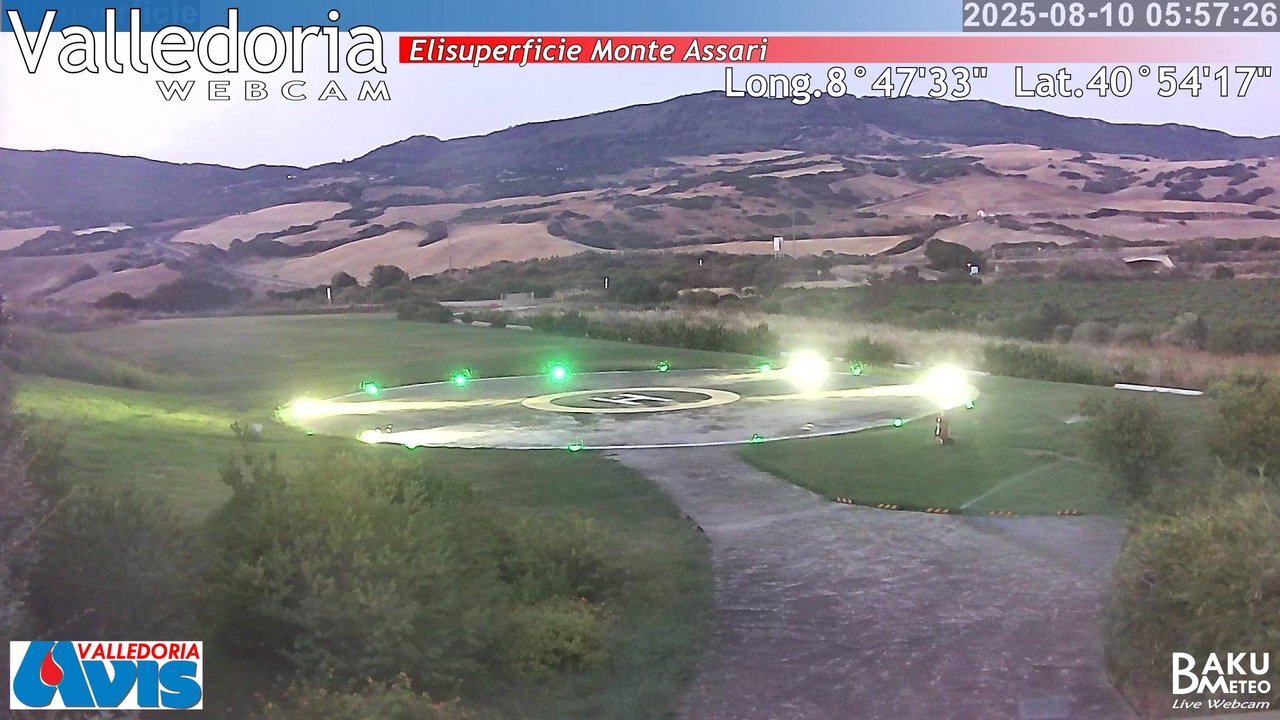 time-lapse frame, Valledoria webcam
