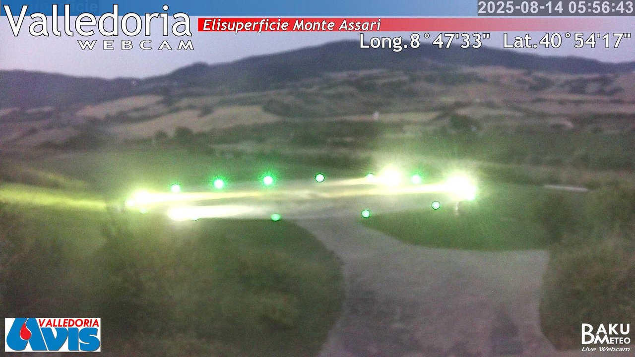 time-lapse frame, Valledoria webcam