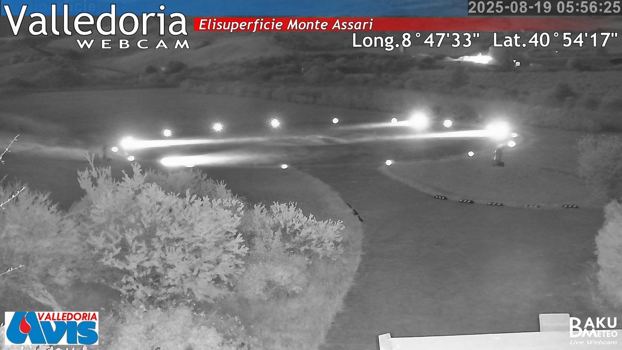 time-lapse frame, Valledoria webcam