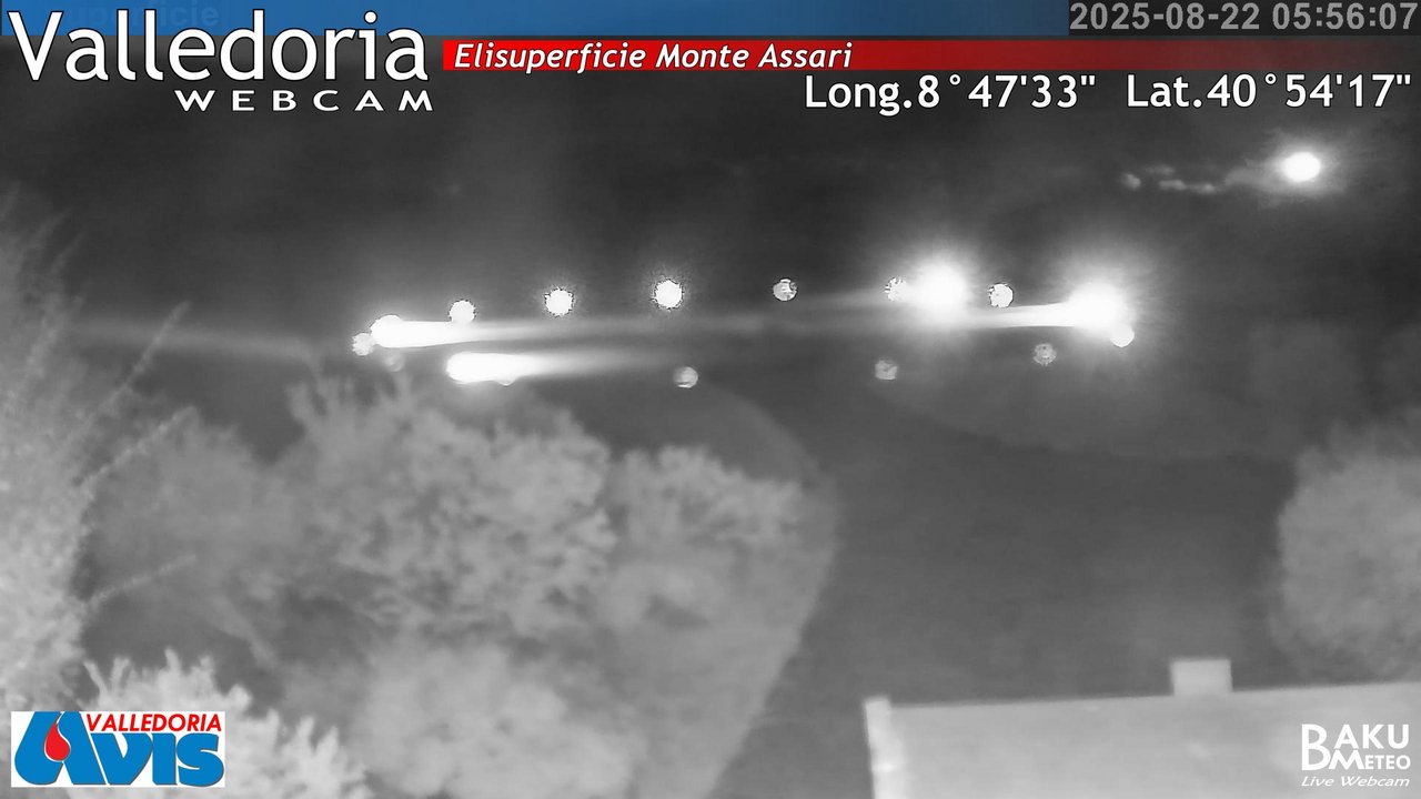 time-lapse frame, Valledoria webcam