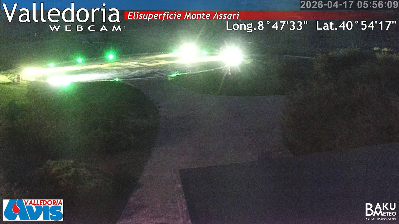 time-lapse frame, Valledoria webcam