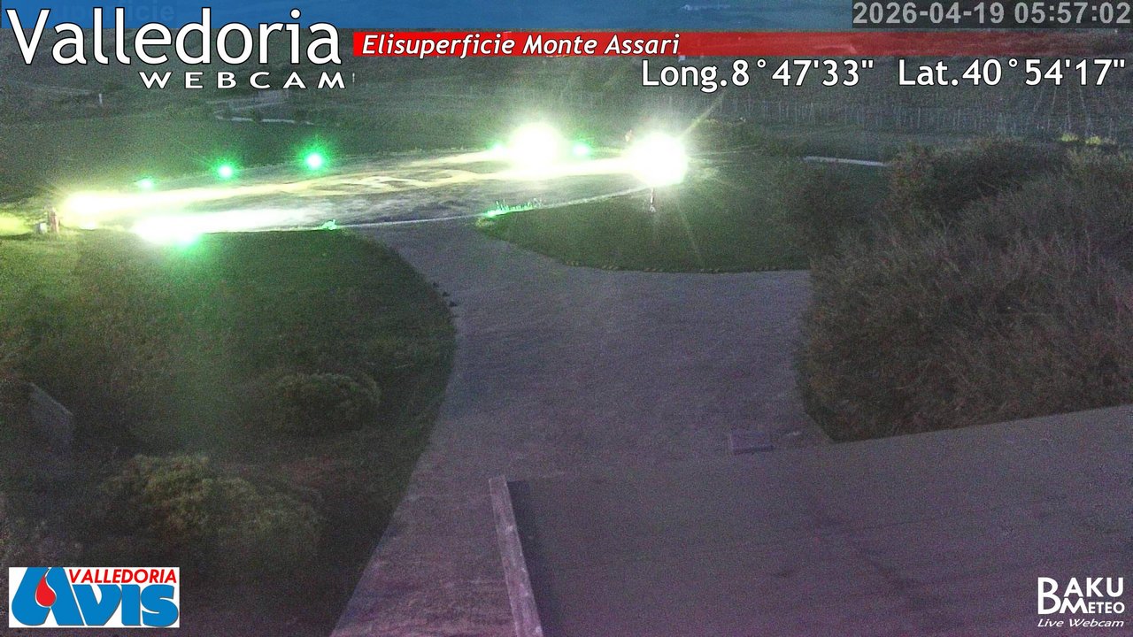 time-lapse frame, Valledoria webcam