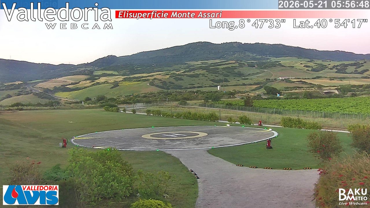time-lapse frame, Valledoria webcam