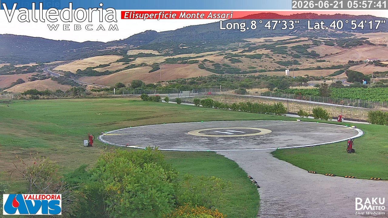 time-lapse frame, Valledoria webcam