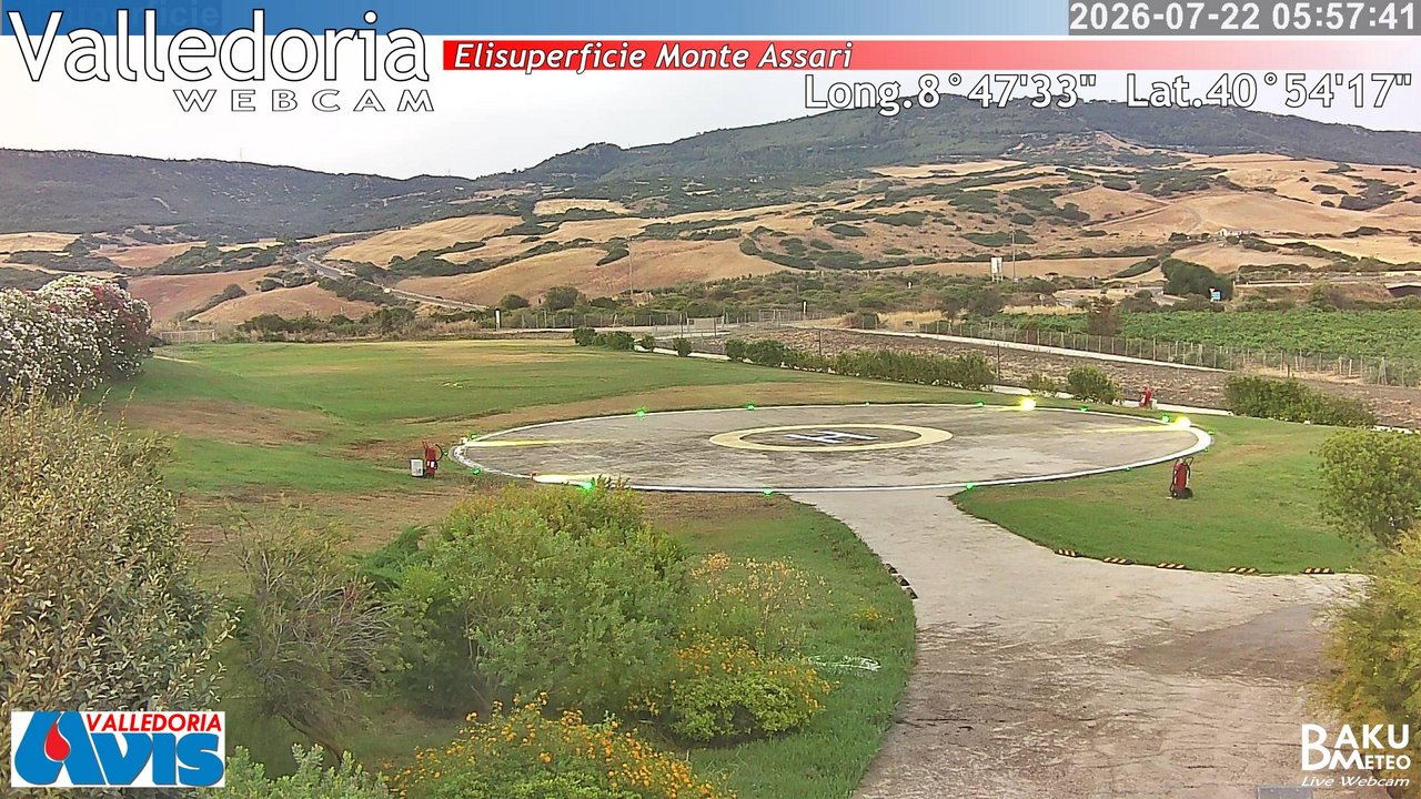 time-lapse frame, Valledoria webcam