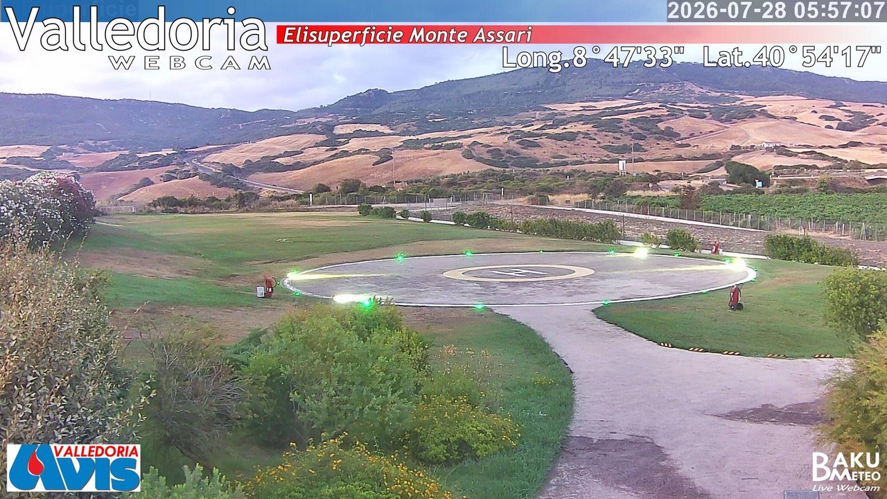 time-lapse frame, Valledoria webcam