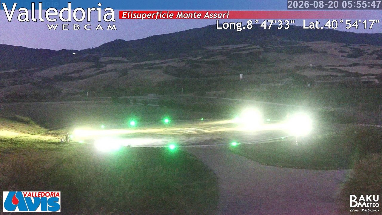time-lapse frame, Valledoria webcam