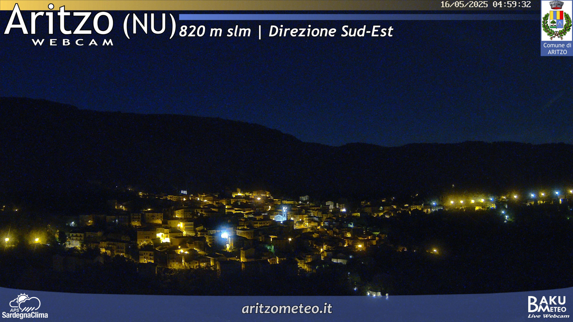 time-lapse frame, Aritzo webcam