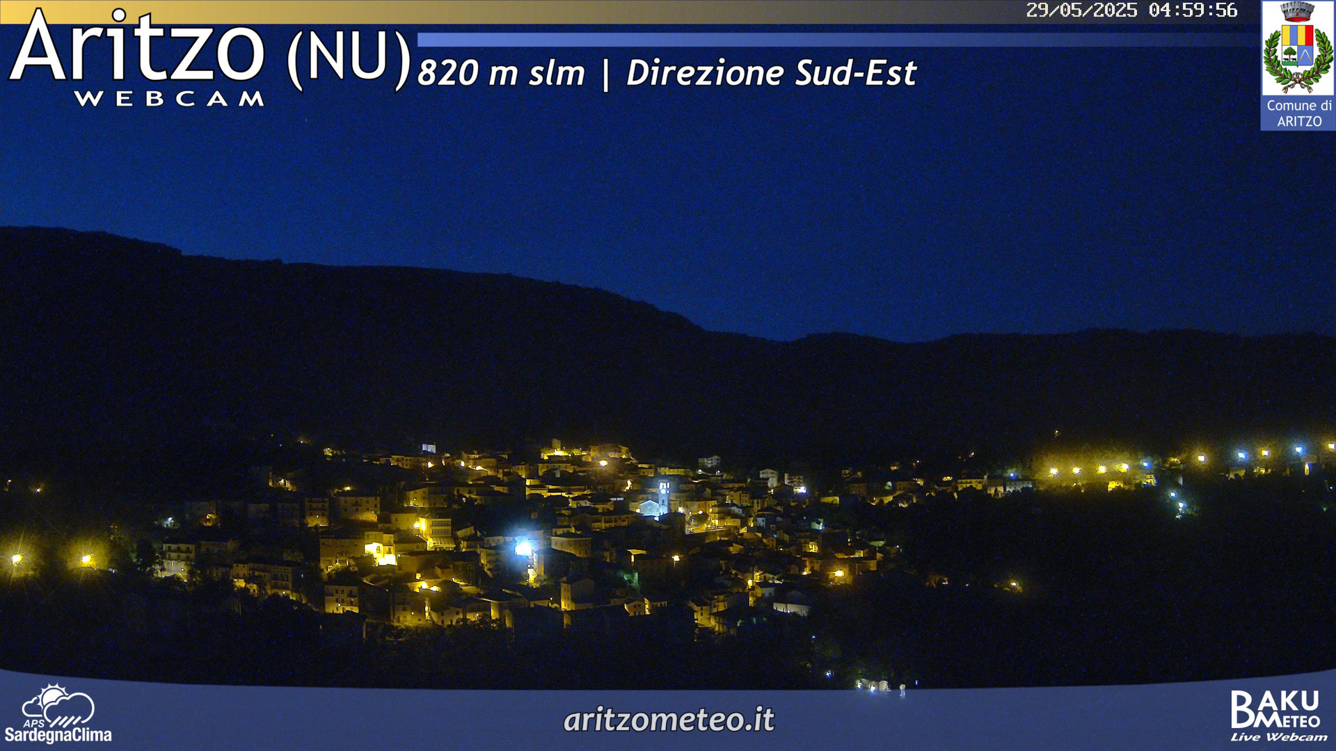 time-lapse frame, Aritzo webcam